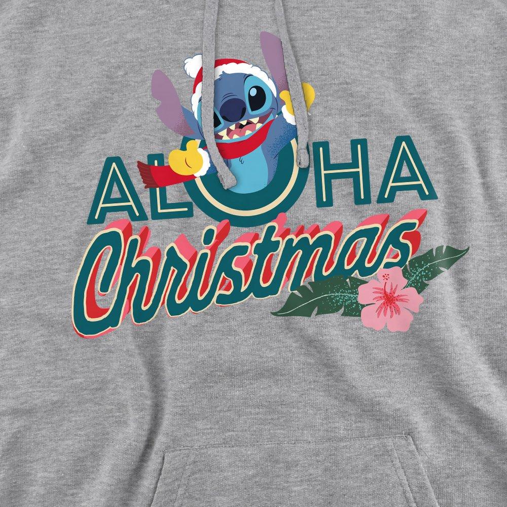 Light Grey - Disney - Lilo & Stitch Aloha Christmas With Stitch Hoodie L - 2