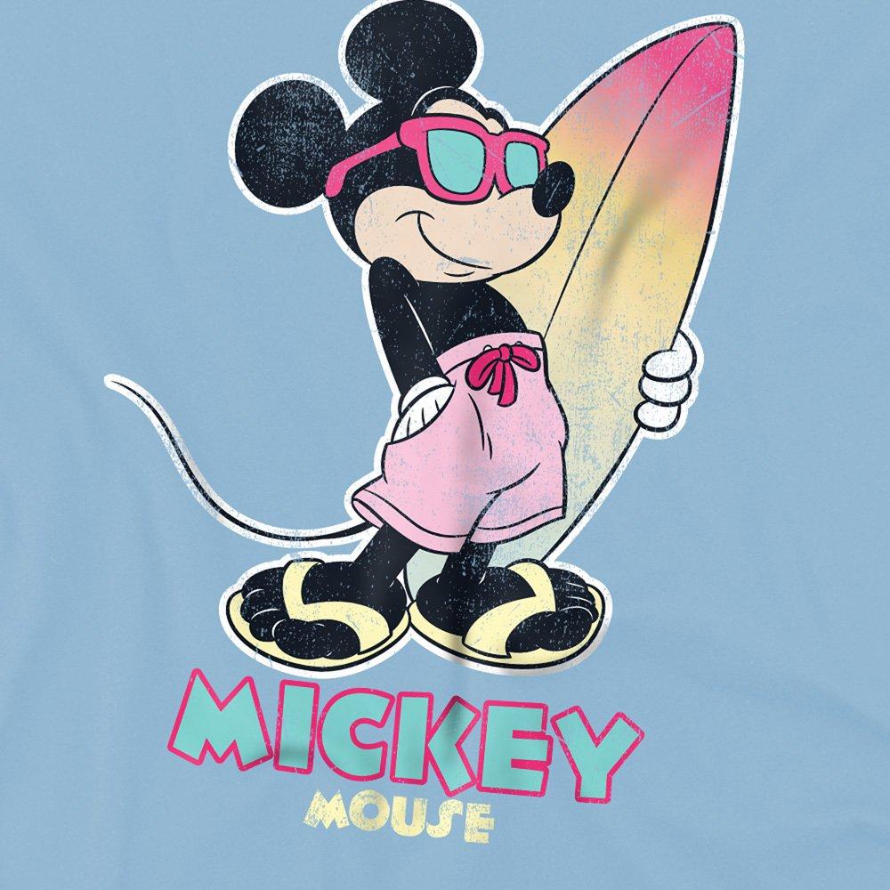 Light Blue - Disney - Mickey Mouse Gradient Surf Kids Sweatshirt Light - 2