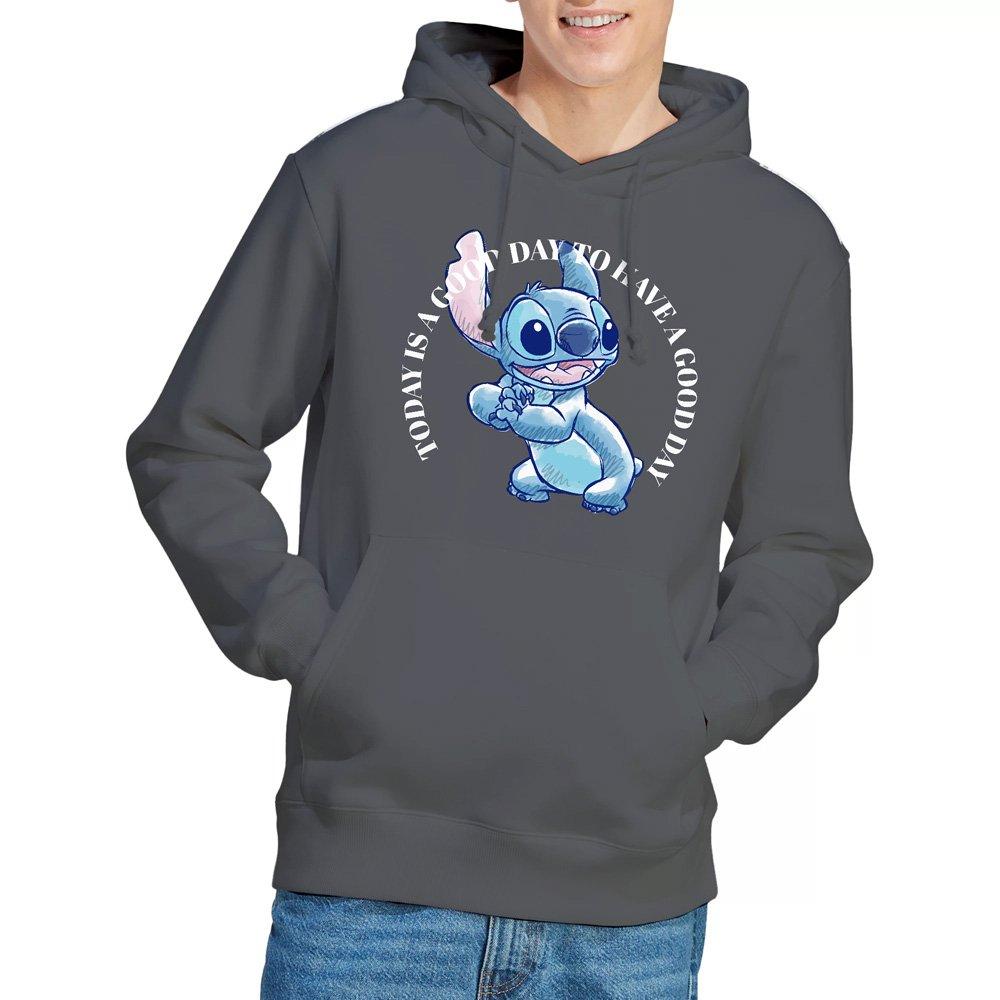 Charcoal - Disney - Lilo & Stitch Good Day Hoodie Charcoal - 1