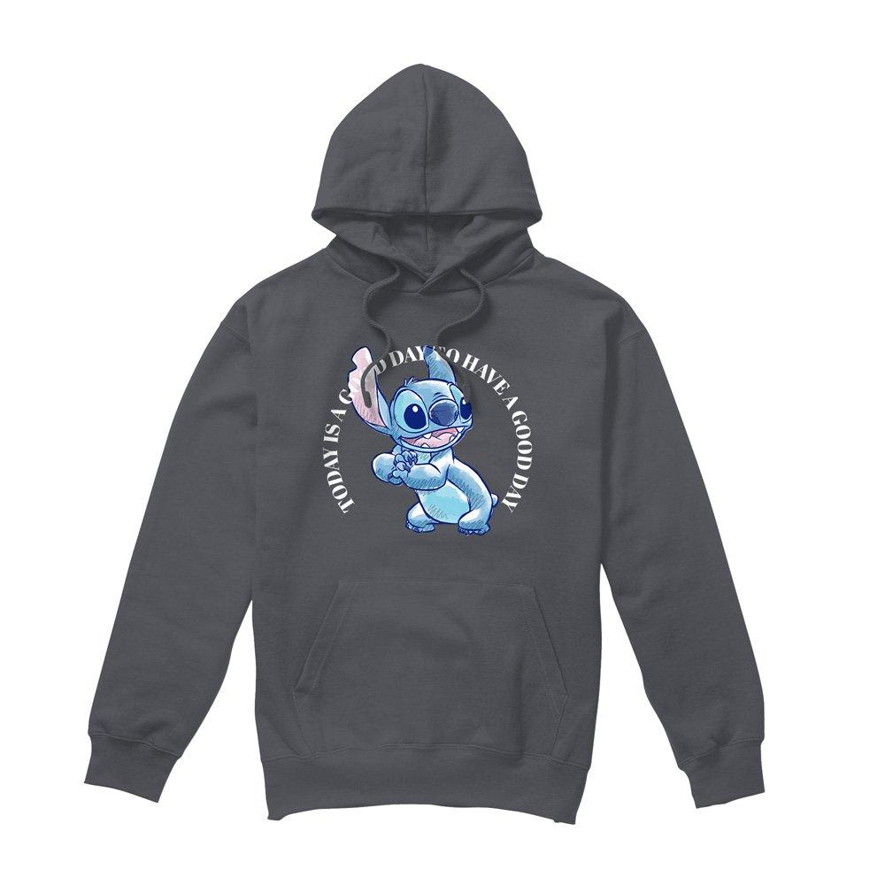 Charcoal - Disney - Lilo & Stitch Good Day Hoodie Charcoal - 4
