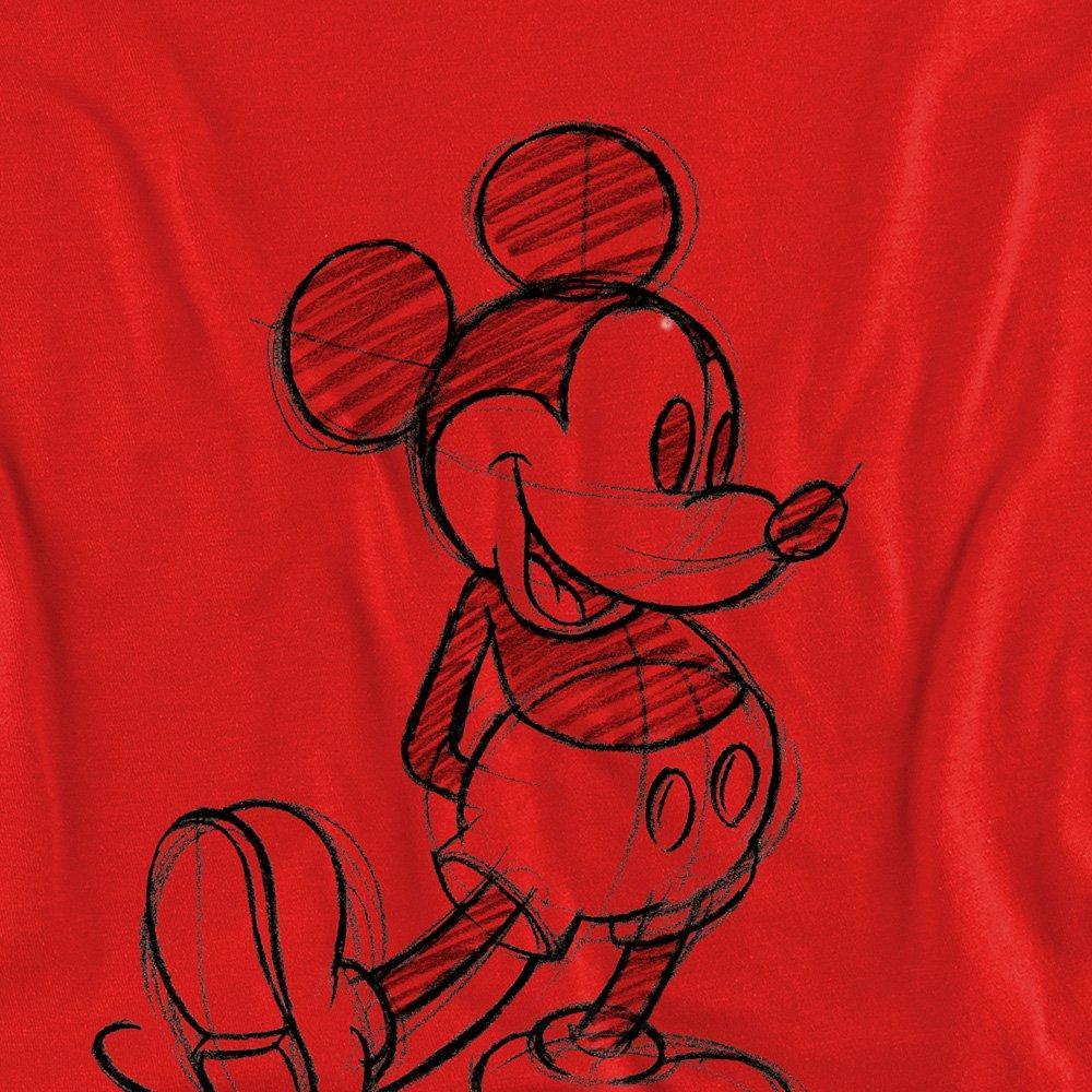 Red - Disney - Mickey Sketch Sweatshirt Red - 2