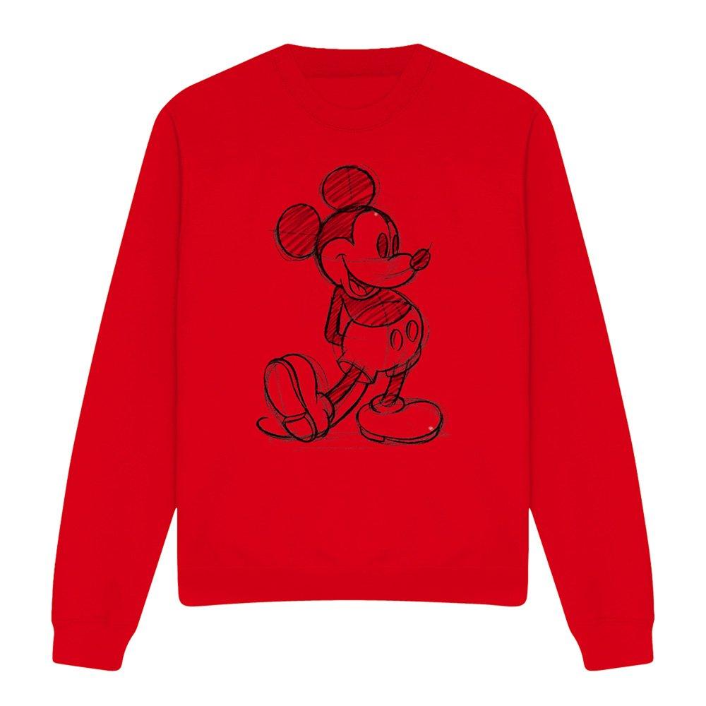 Red - Disney - Mickey Sketch Sweatshirt Red - 4