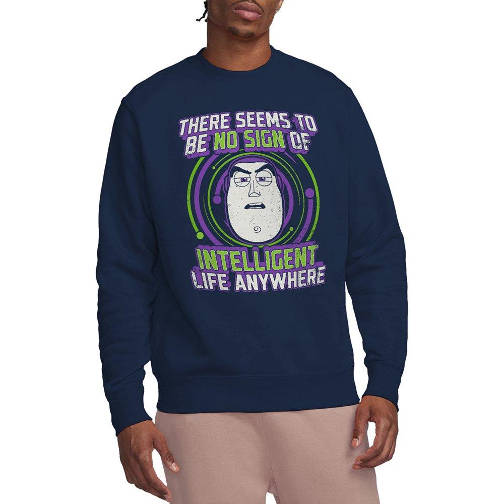 Navy - Disney - Toy Story Buzz No Sign Of Intelligent Life Sweatsh - 1