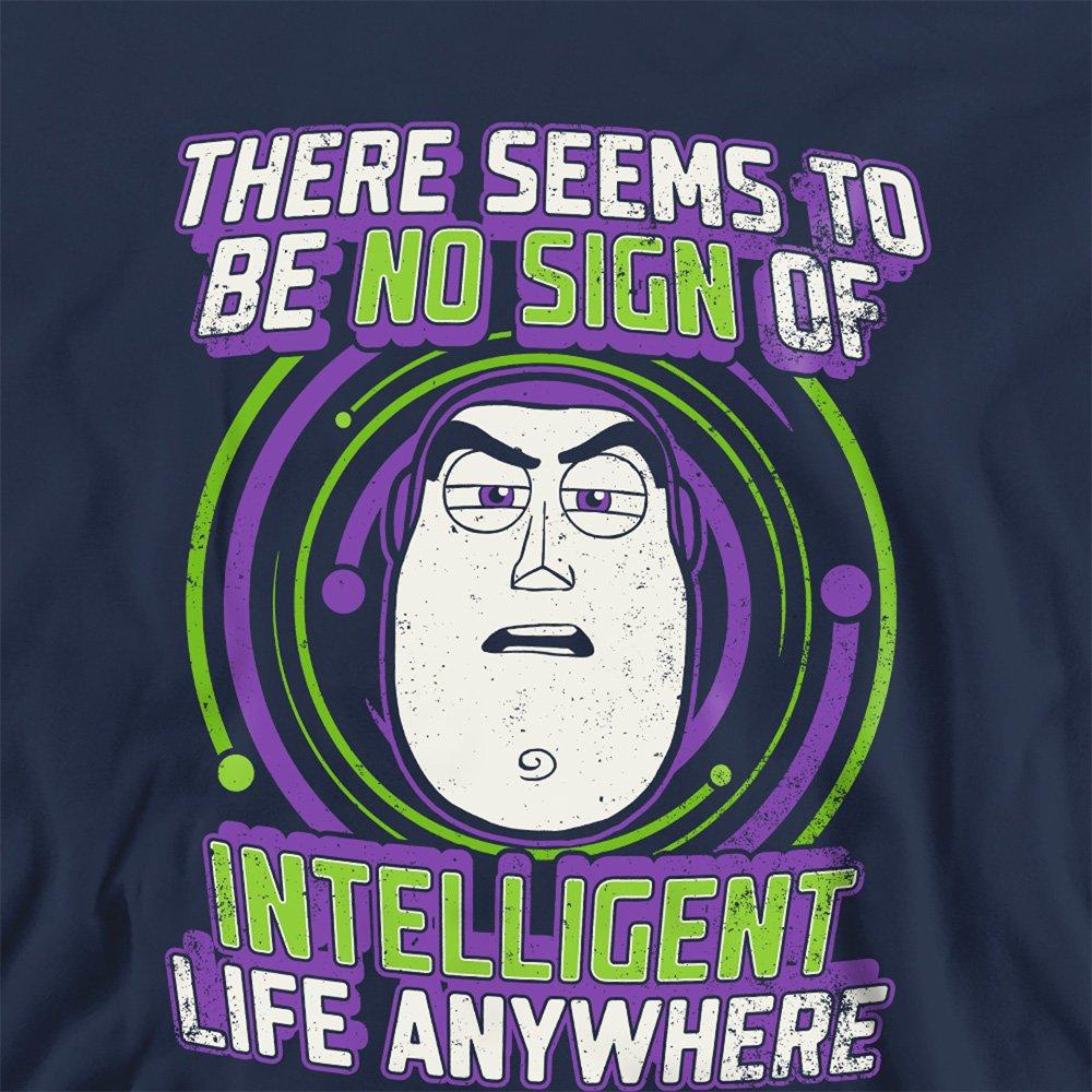 Navy - Disney - Toy Story Buzz No Sign Of Intelligent Life Sweatsh - 2
