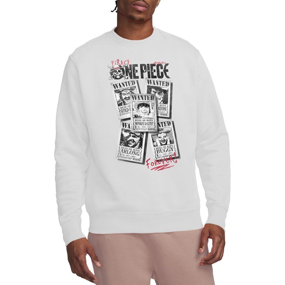 One Piece Men's Wanted Posters Sweatshirt White - M