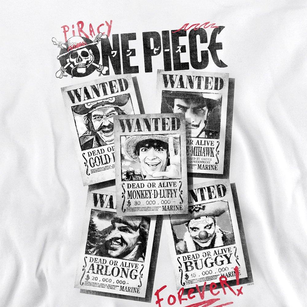 White - One Piece - One Piece Wanted Posters Sweatshirt White - 2