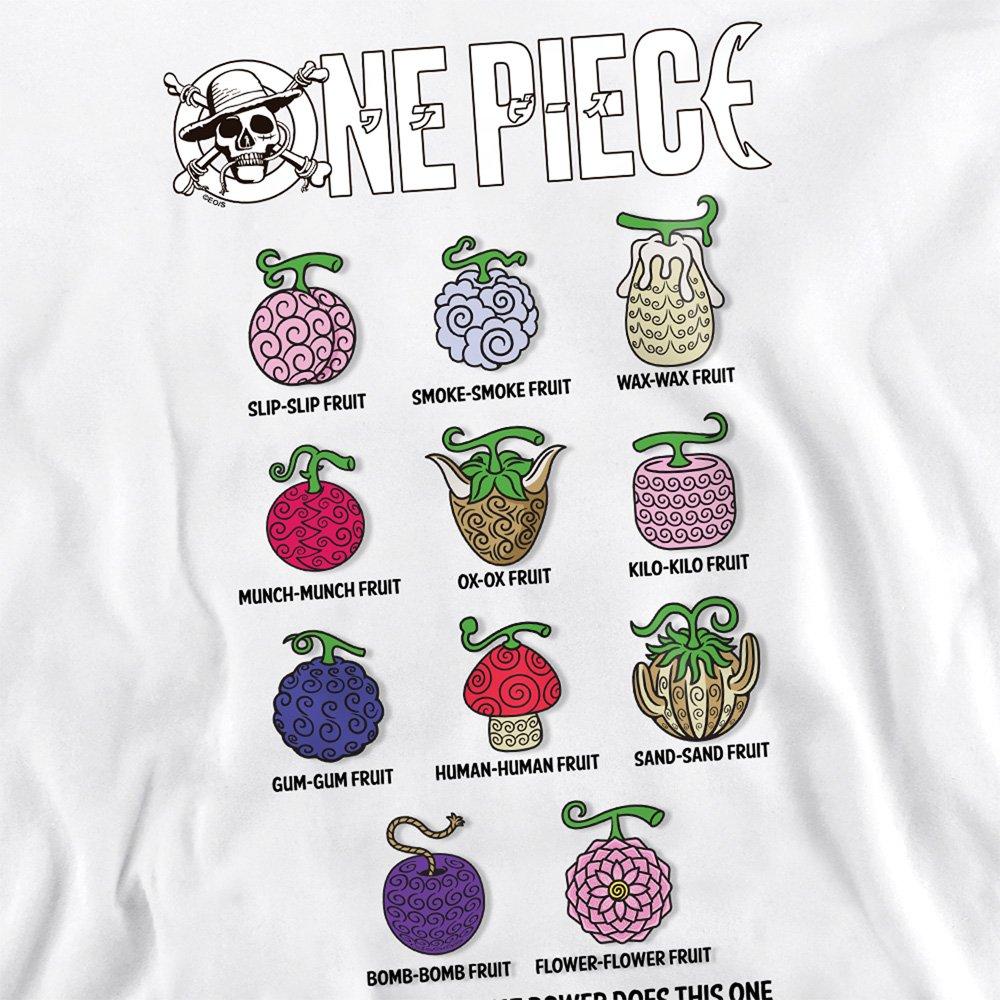 White - One Piece - One Piece Devil Fruits Sweatshirt White - 2