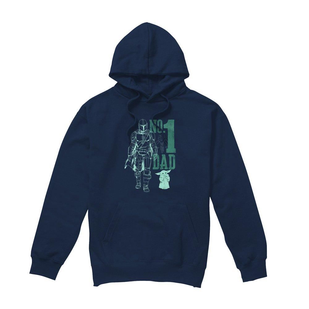 Navy - Star Wars - Star Wars Mando No. 1 Dad Hoodie Navy - 4