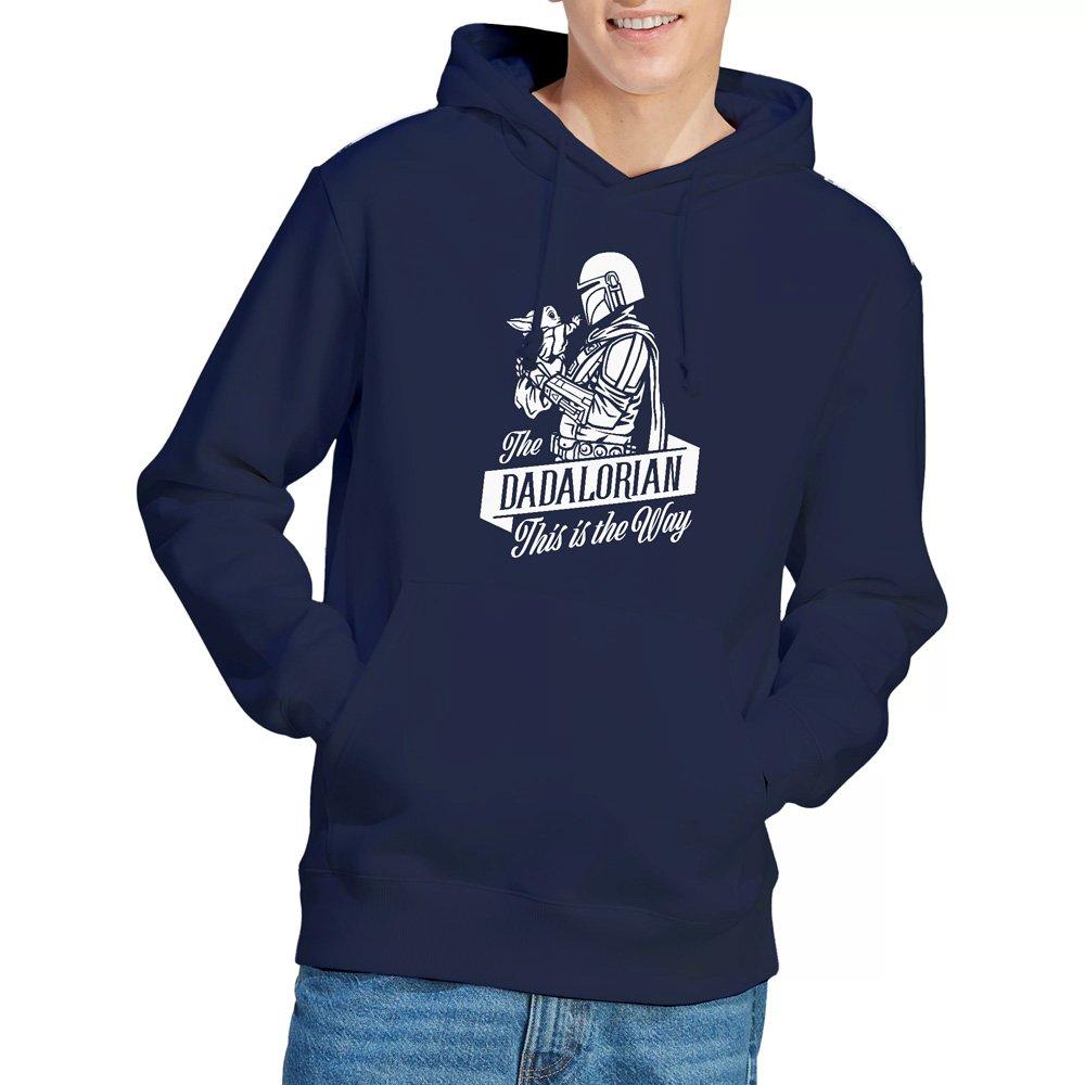 Navy - Star Wars - Mandalorian Fathers Day The Dadalorian Hoodie - 1