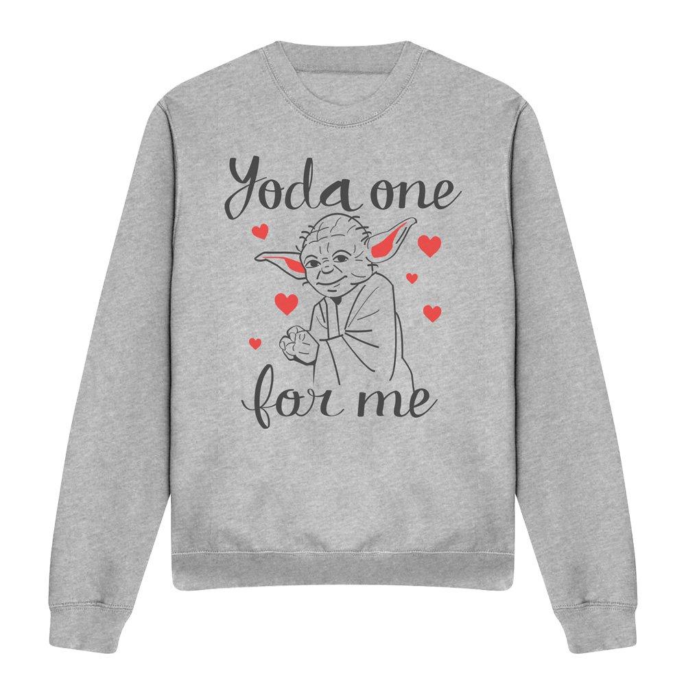 Light Grey - Star Wars - Star Wars Valentines Day Yoda One for Me Sweatsh - 4