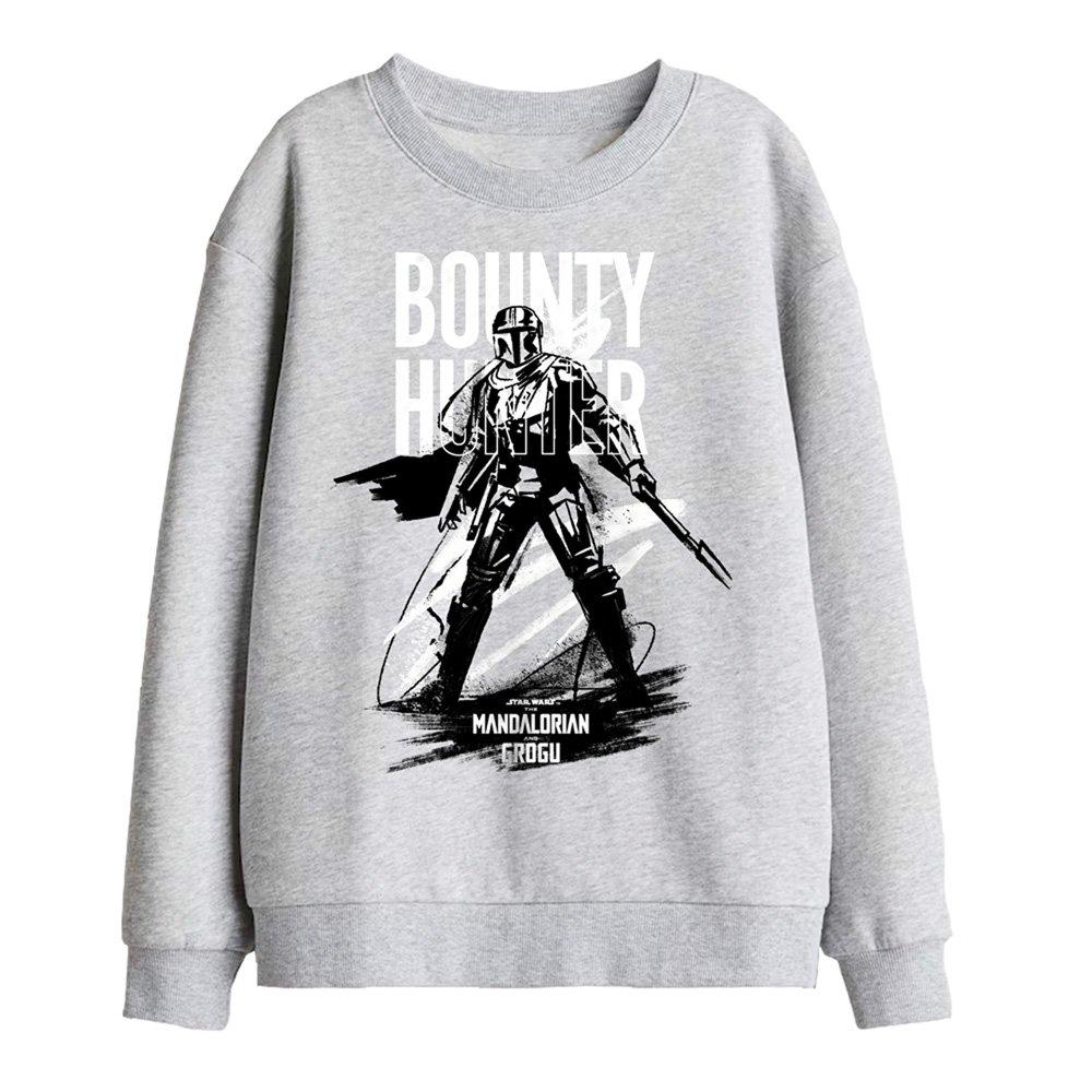 Light Grey - Star Wars - The Mandalorian And Grogu Bounty Hunter Ink Kids S - 1