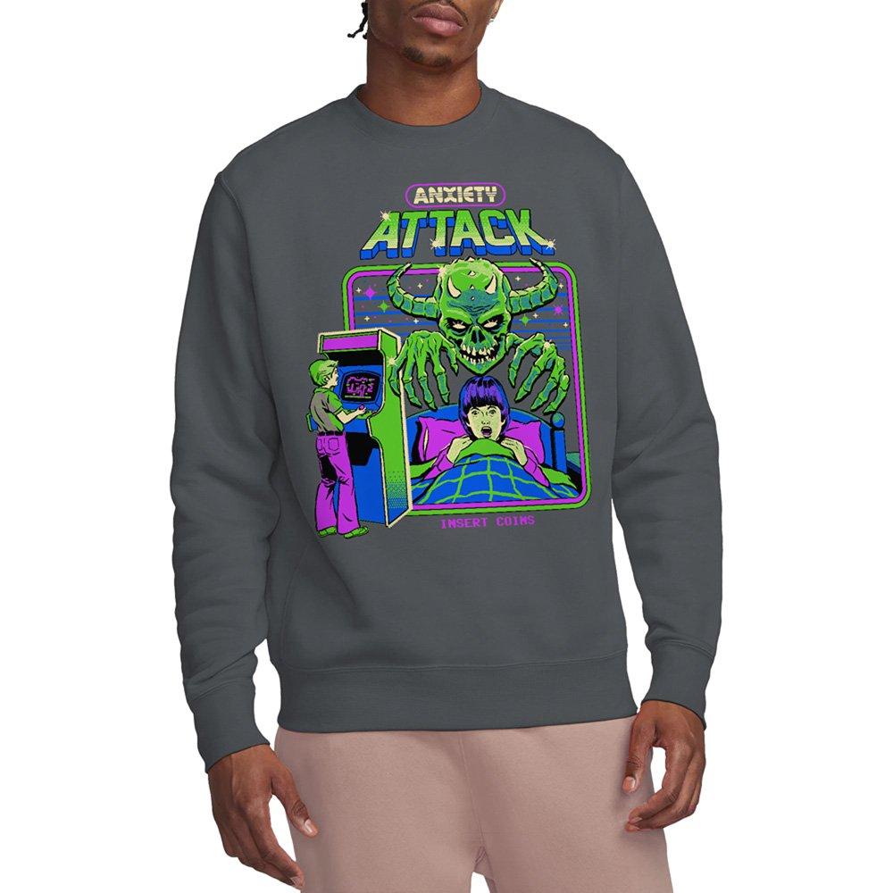 Steven Rhodes Steven Rhodes Anxiety Attack Sweatshirt Charcoal