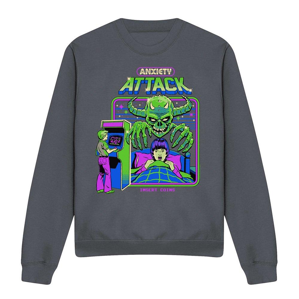 Charcoal - Steven Rhodes - Steven Rhodes Anxiety Attack Sweatshirt Charcoal - 4