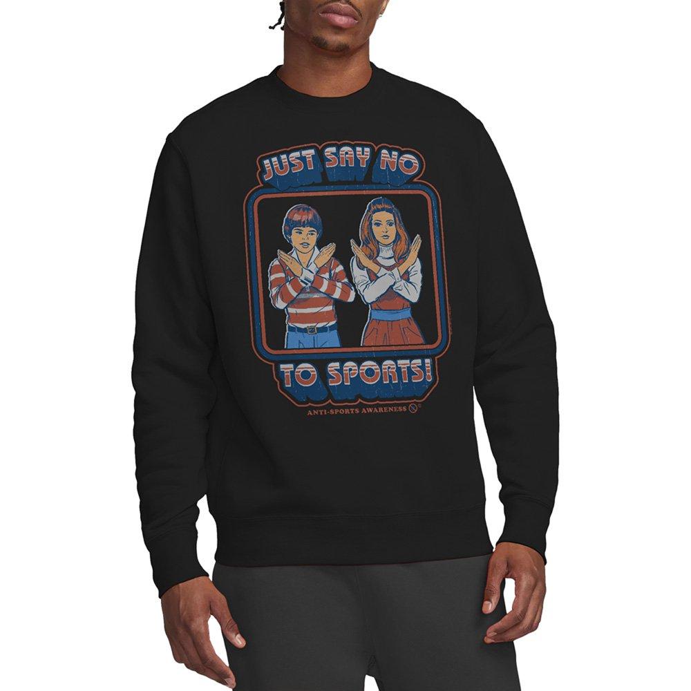 Steven Rhodes Steven Rhodes Say No To Sports Sweatshirt Black