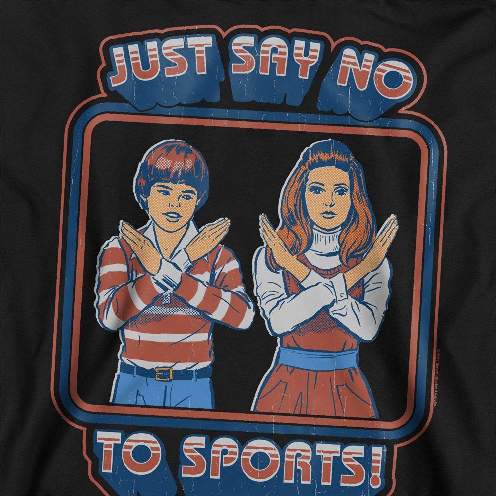 Black - Steven Rhodes - Steven Rhodes Say No To Sports Sweatshirt Black - 2