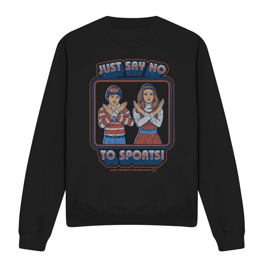 Black - Steven Rhodes - Steven Rhodes Say No To Sports Sweatshirt Black - 4