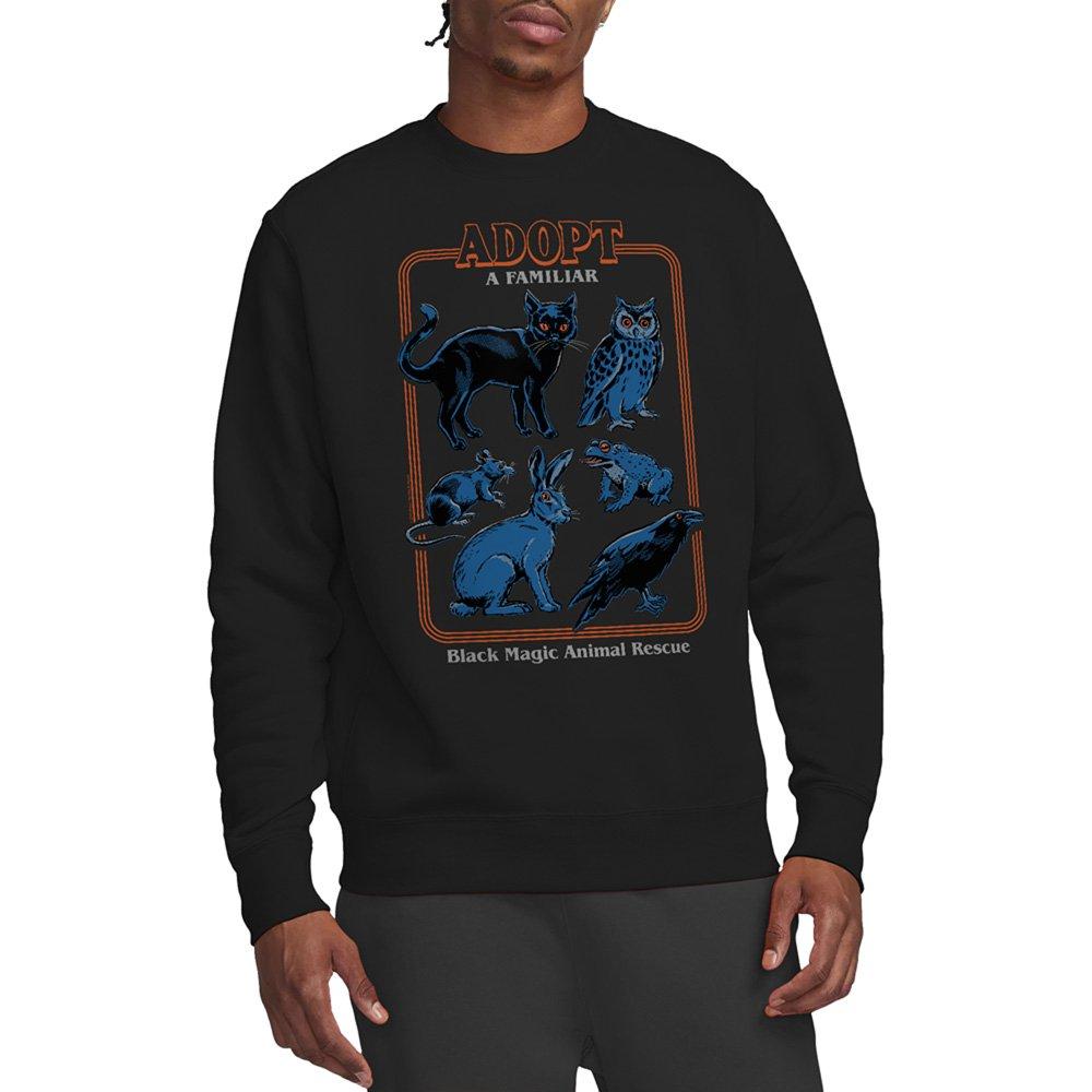 Steven Rhodes Steven Rhodes Adopt A Familiar Sweatshirt Black