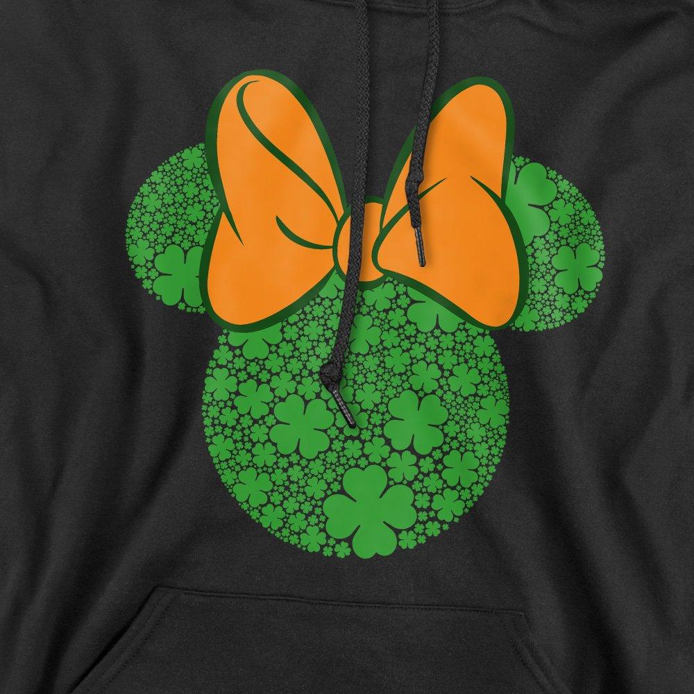 Black - Minnie Mouse - Minnie Mouse St Patricks Day Shamrock Ears Mens H - 2