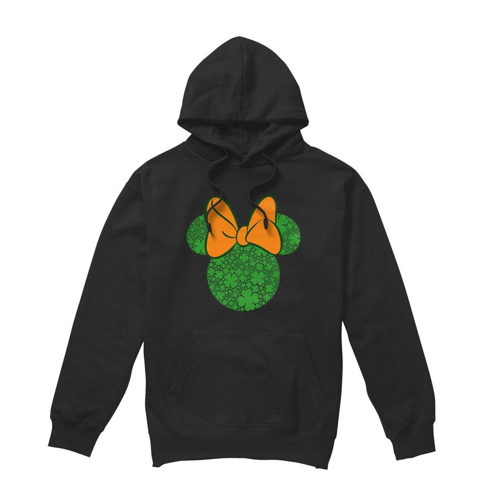 Black - Minnie Mouse - Minnie Mouse St Patricks Day Shamrock Ears Mens H - 4