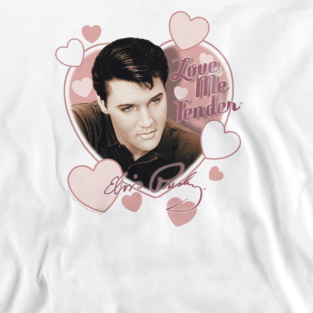White - Elvis Presley - Elvis Presleylove Me Tender Sweatshirt White - 2