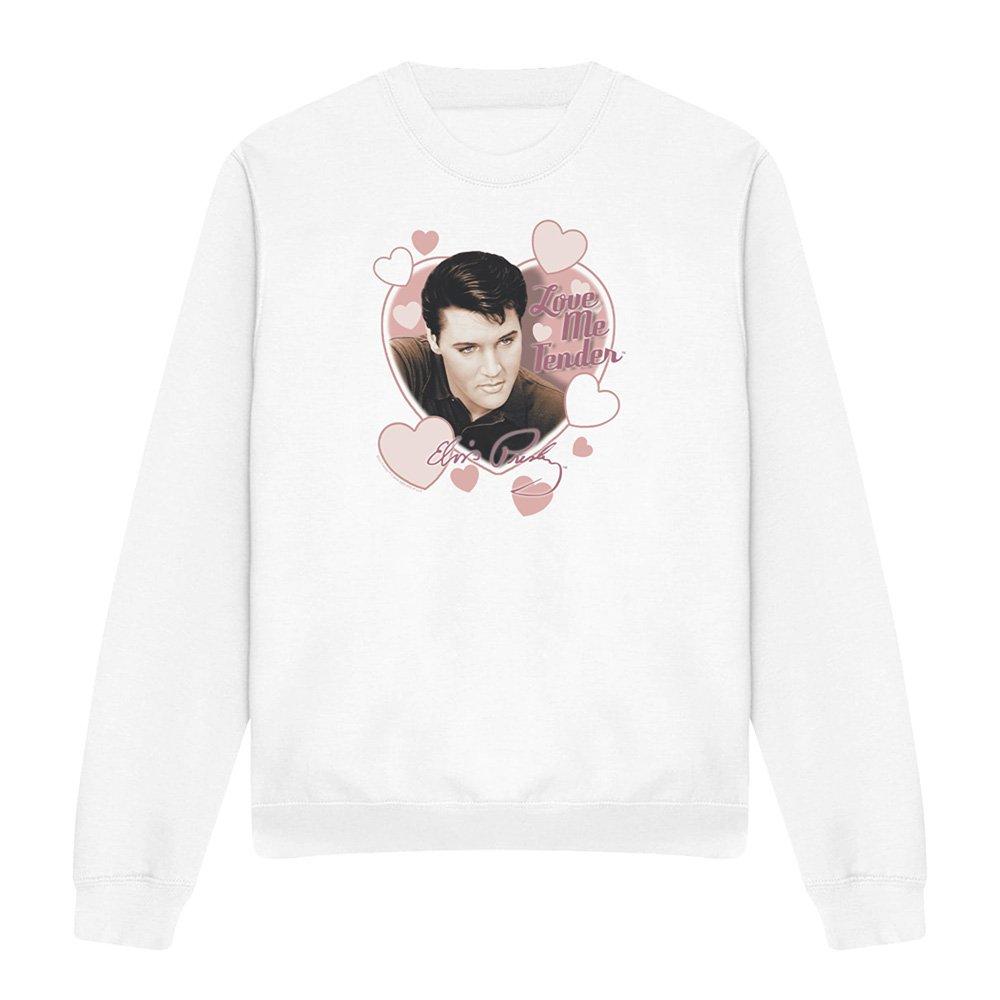 White - Elvis Presley - Elvis Presleylove Me Tender Sweatshirt White - 4