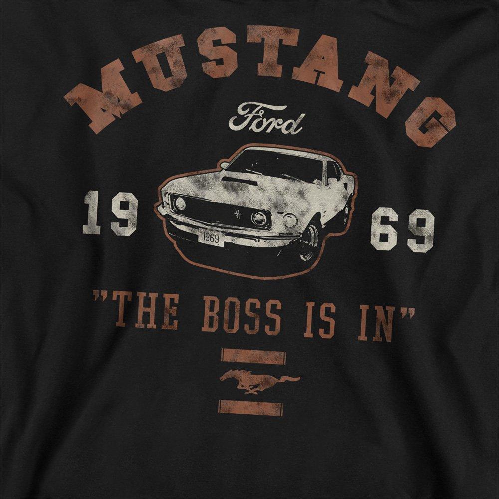 Black - Ford - Mustang The Boss Is In Sweatshirt Black - 2