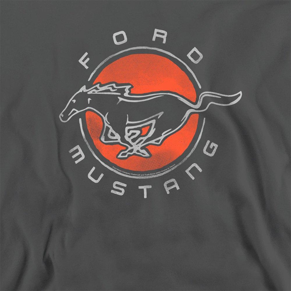 Charcoal - Ford - Ford Mustang Circle Sweatshirt Charcoal - 2