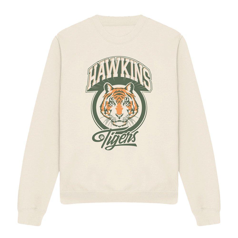 Beige - Stranger Things - Stranger Things Retro Hawkins Tigers Sweatshirt N - 4
