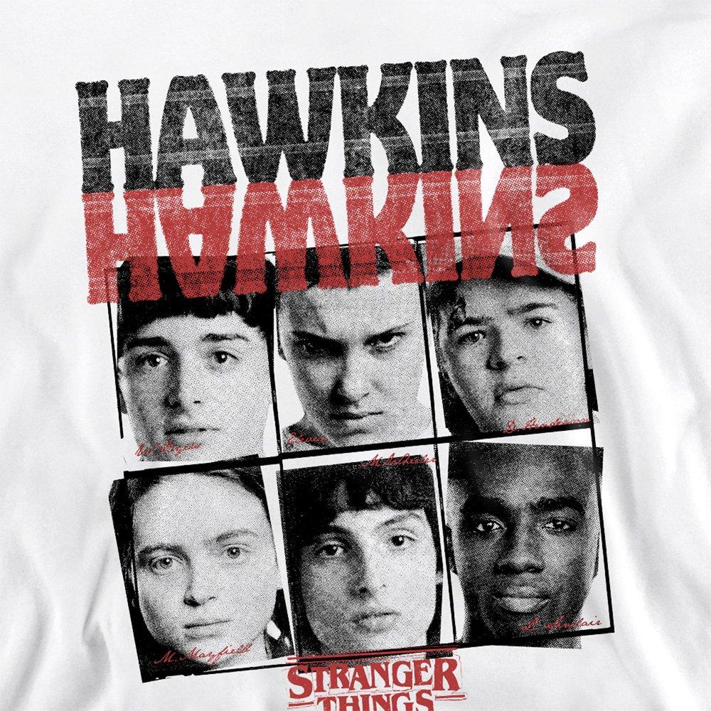 White - Stranger Things - Stranger Things Hawkins Upside Down Sweatshirt Wh - 2