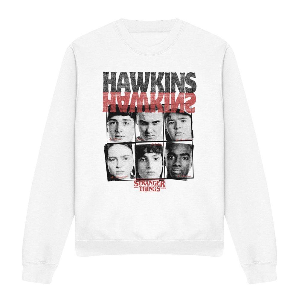 White - Stranger Things - Stranger Things Hawkins Upside Down Sweatshirt Wh - 4