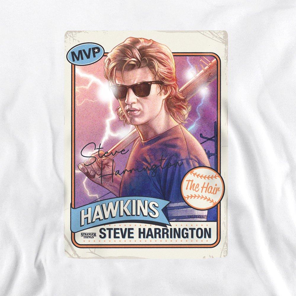 White - Stranger Things - Stranger Things Steve Harrington Hair Sweatshirt - 2