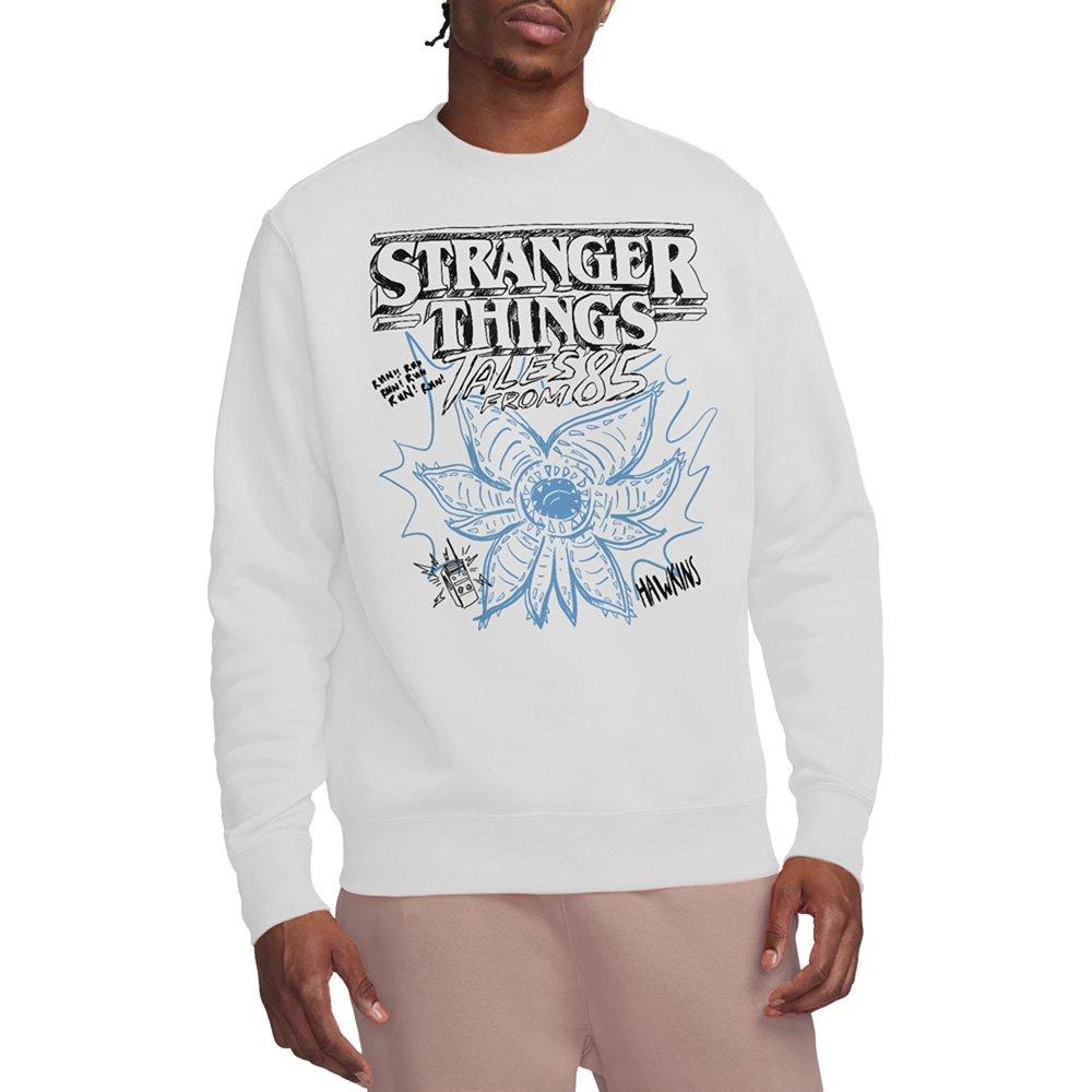 White - Stranger Things - Stranger Things Tales From 85 Demo Sketch Sweatshi - 1