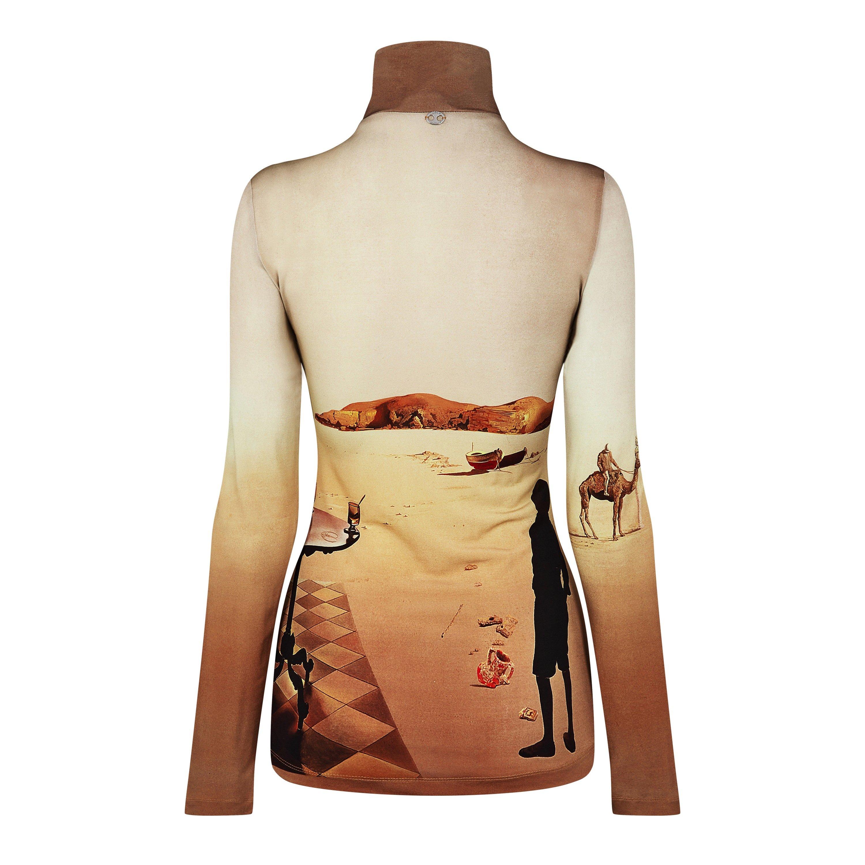 Table Sol - Rabanne - Women's Dali Sun Table Print Crop Top - 6