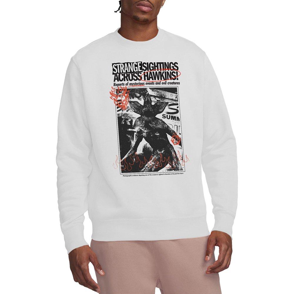 White - Stranger Things - Stranger Things Newspaper Demogorgon Sighting Swea - 1