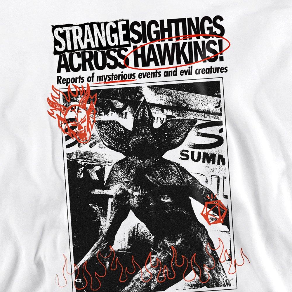 White - Stranger Things - Stranger Things Newspaper Demogorgon Sighting Swea - 2