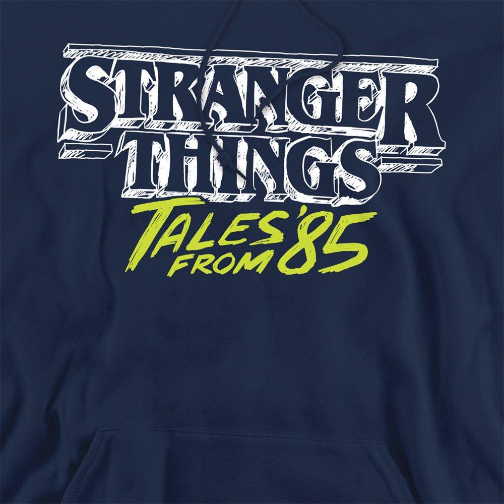 Navy - Stranger Things - Stranger Things Tales From 85 Two Tone Logo Hoodie - 2