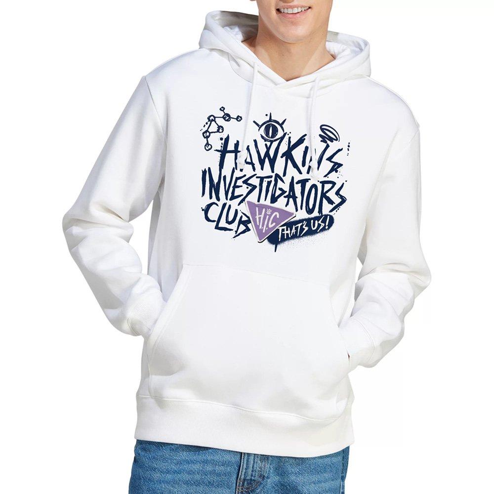White - Stranger Things - Stranger Things Tales From 85 Hic Scribble Hoodie - 1