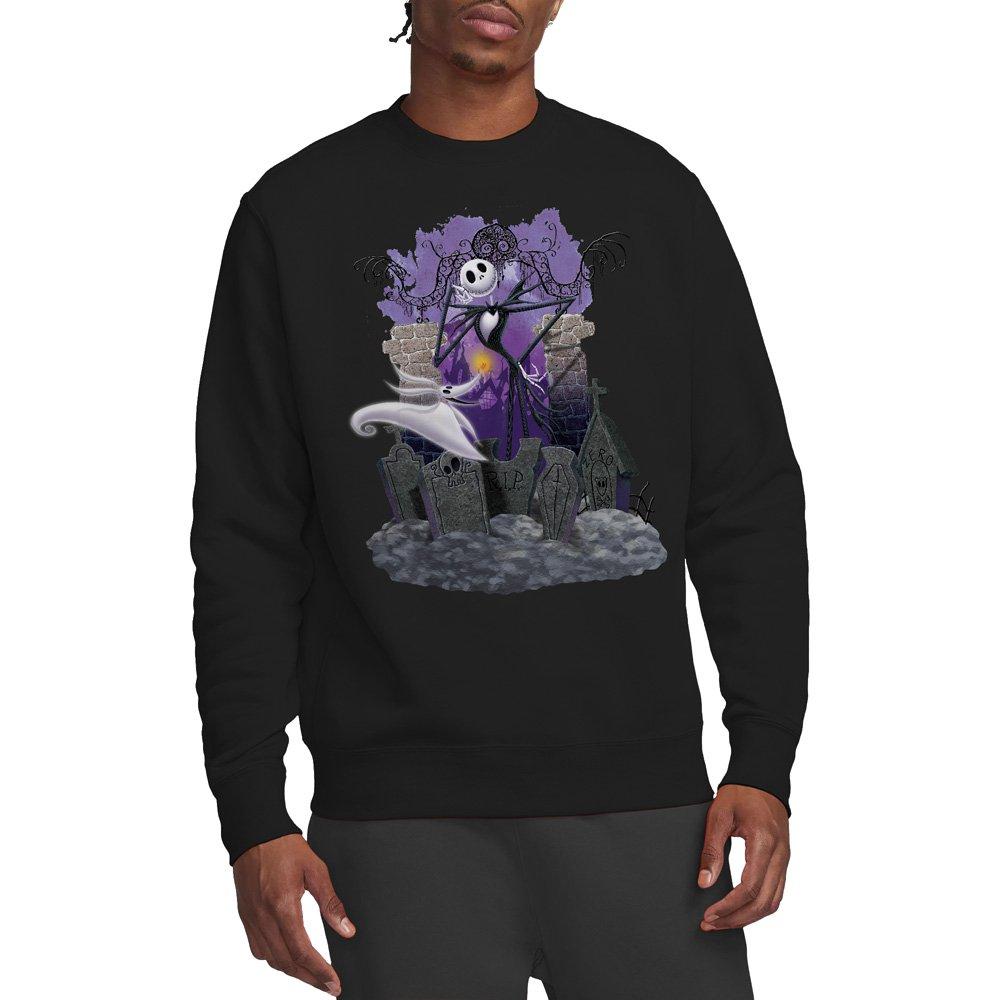 The Nightmare before Christmas Jack Skellington Graves Sweatshirt Black