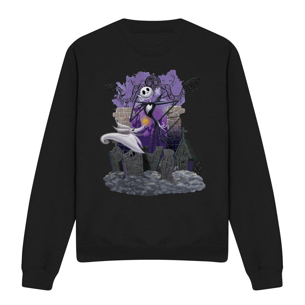 Black - The Nightmare before Christmas - Jack Skellington Graves Sweatshirt Black - 4
