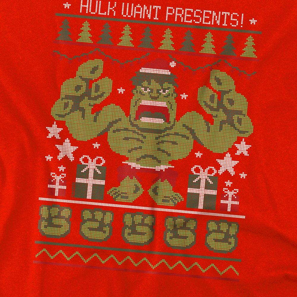 Red - Marvel - Marvel The Incredible Hulk Christmas Presents Jump - 2