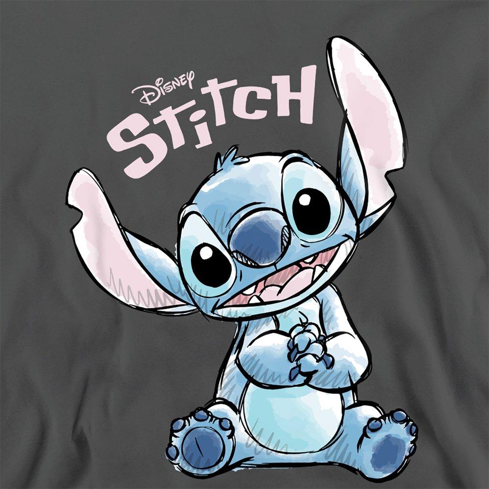 Charcoal - Disney - Lilo And Stitch Colour Me Happy Adults Crew Sweats - 2