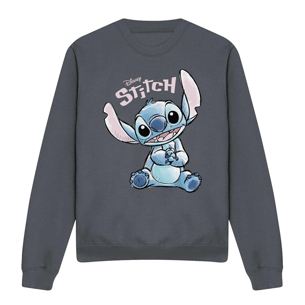 Charcoal - Disney - Lilo And Stitch Colour Me Happy Adults Crew Sweats - 4