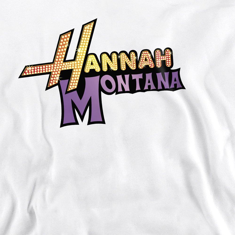 White - Disney - Camp Rock Hannah Montana Logo Sweatshirt White - 2