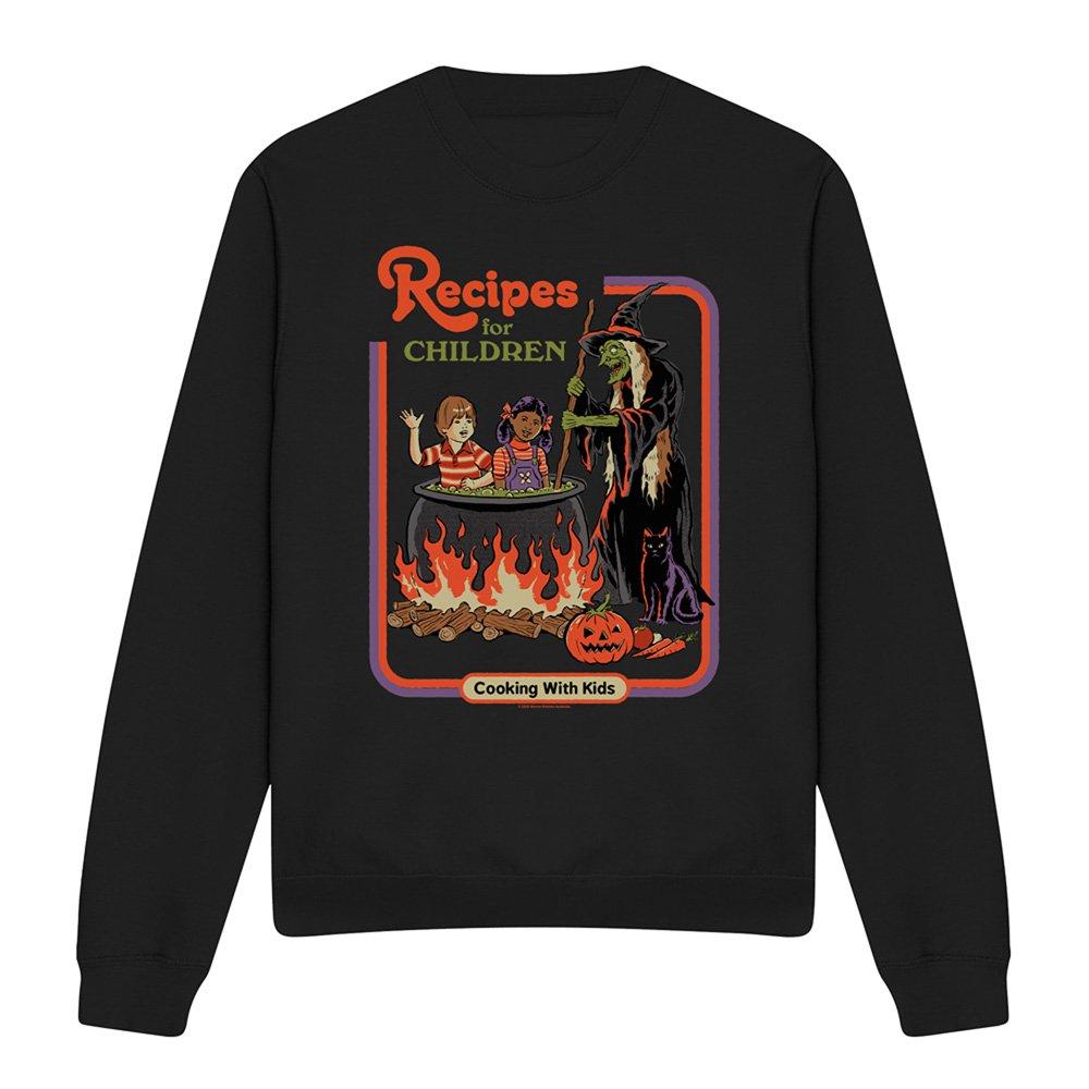 Black - Steven Rhodes - Steven Rhodes Recipes For Children Sweatshirt Bla - 4