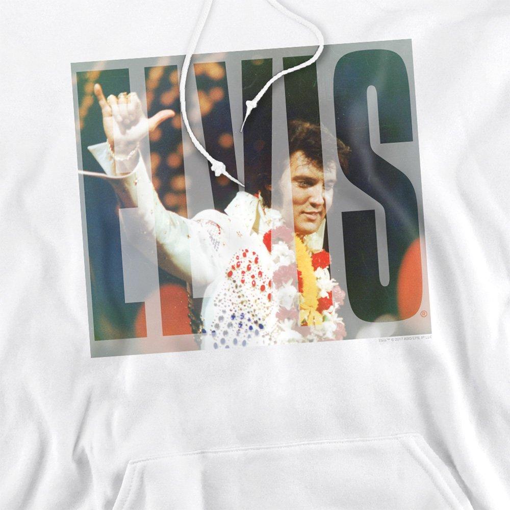 White - Elvis Presley - Aloha Knockout Hoodie White - 2
