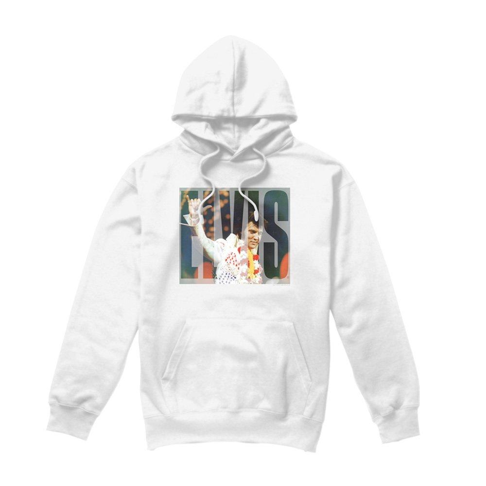 White - Elvis Presley - Aloha Knockout Hoodie White - 4