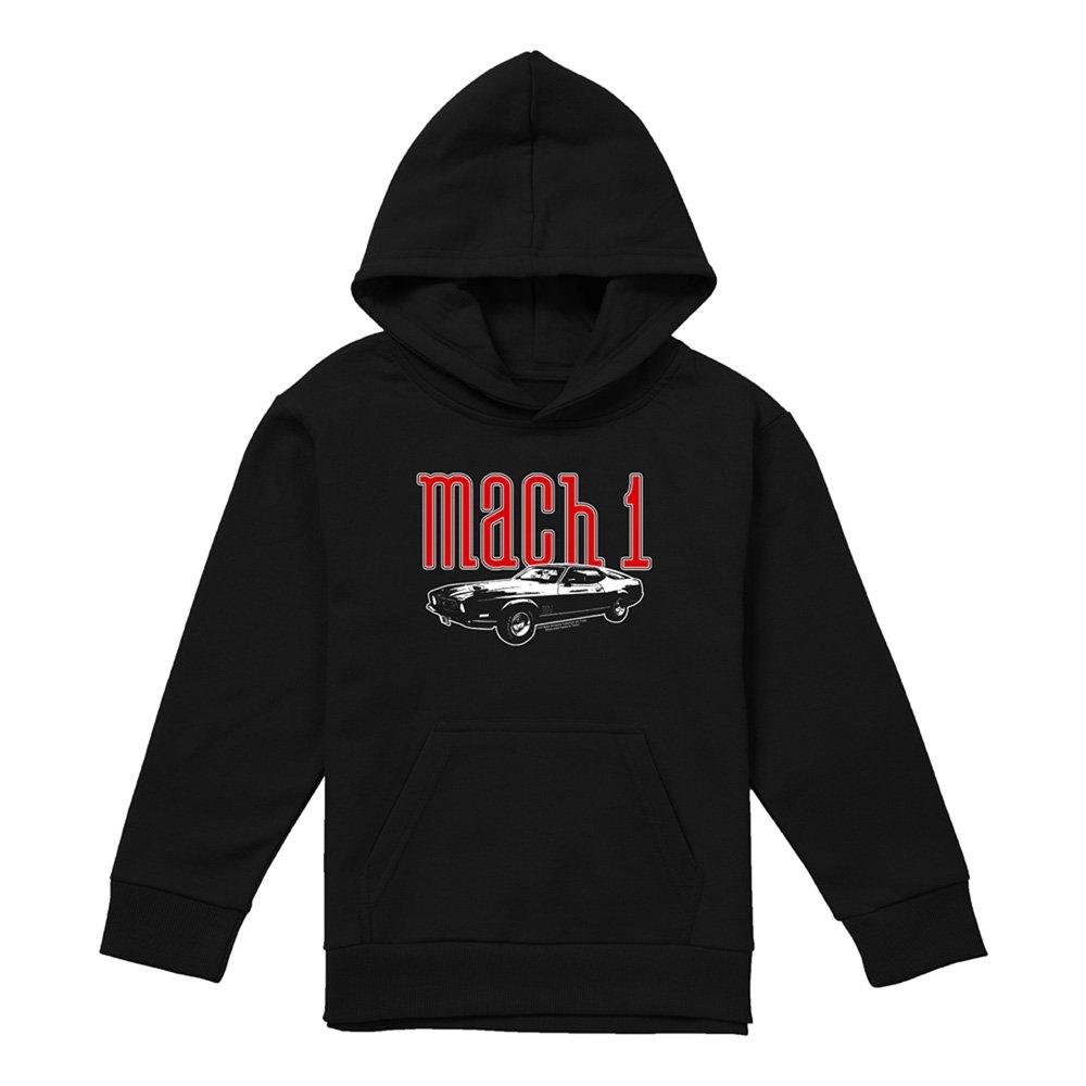 Black - Ford - Ford Mustang Mach 1 Youth Pull-Over Hoodie Black - 1