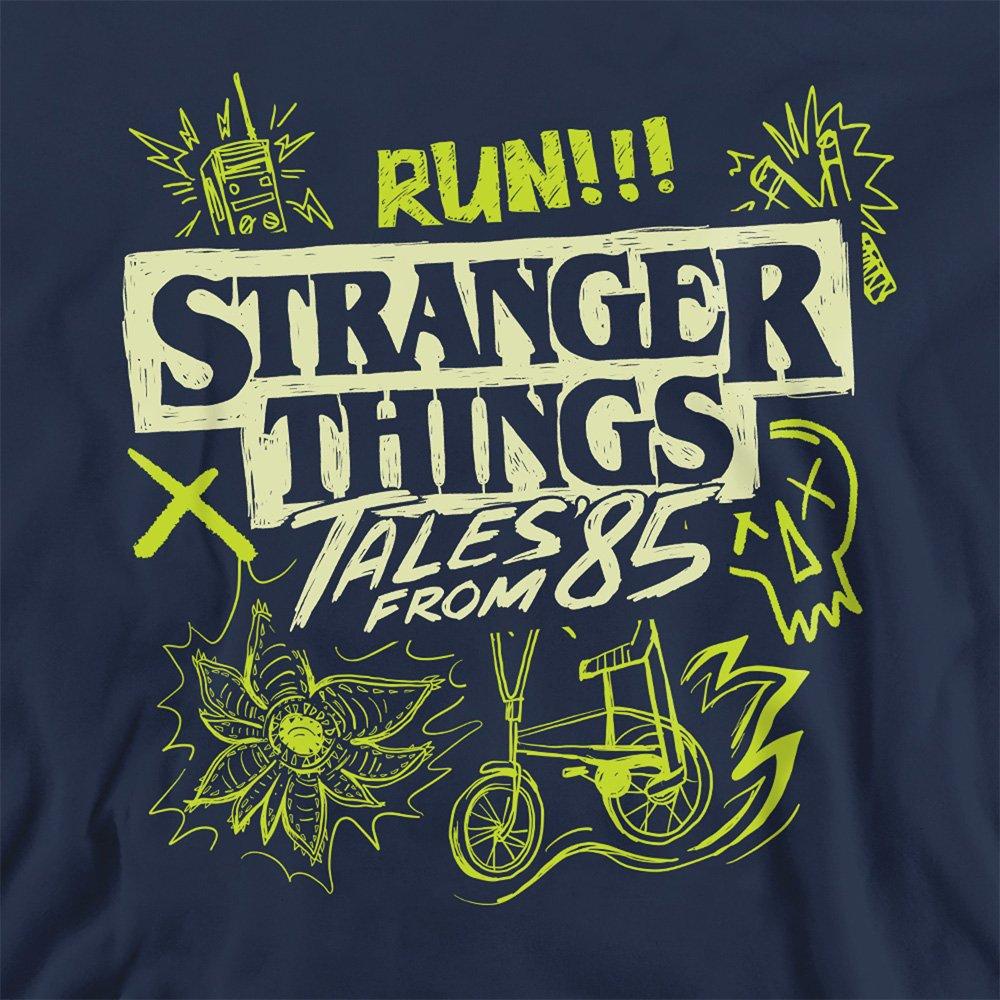 Navy - Stranger Things - Stranger Things Tales From 85 Graffiti Glow Sweats - 2
