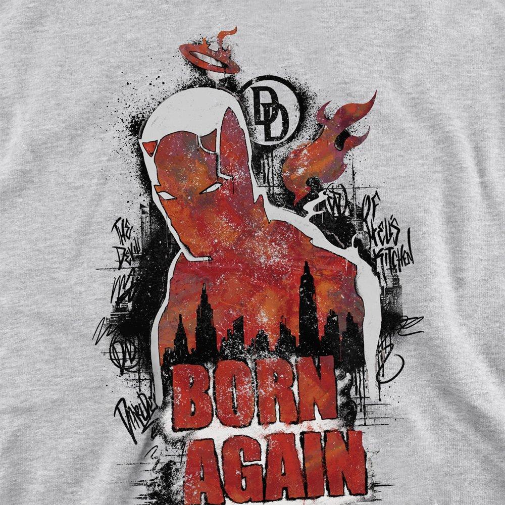 Grey - Marvel - Daredevil Born Again Matt Murdock Graffiti Sweatsh - 2