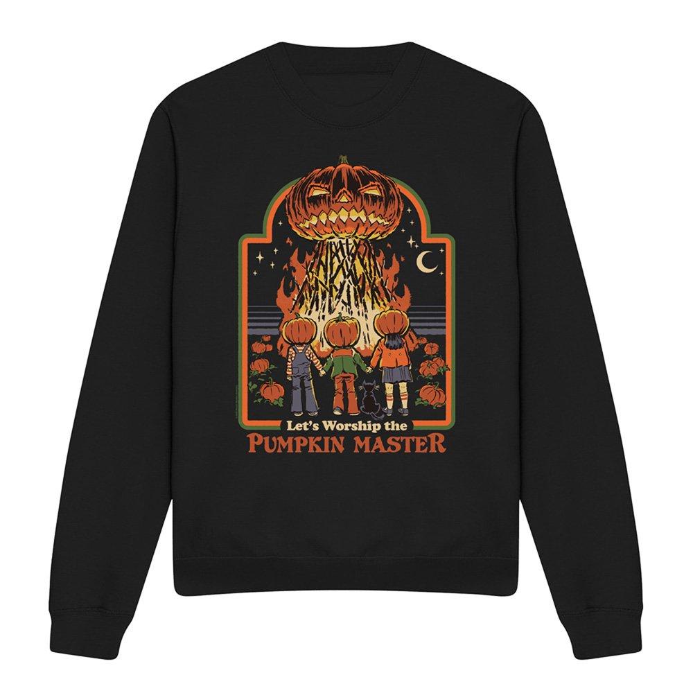 Black - Steven Rhodes - Steven Rhodes Pumpkin Master Sweatshirt Black - 4